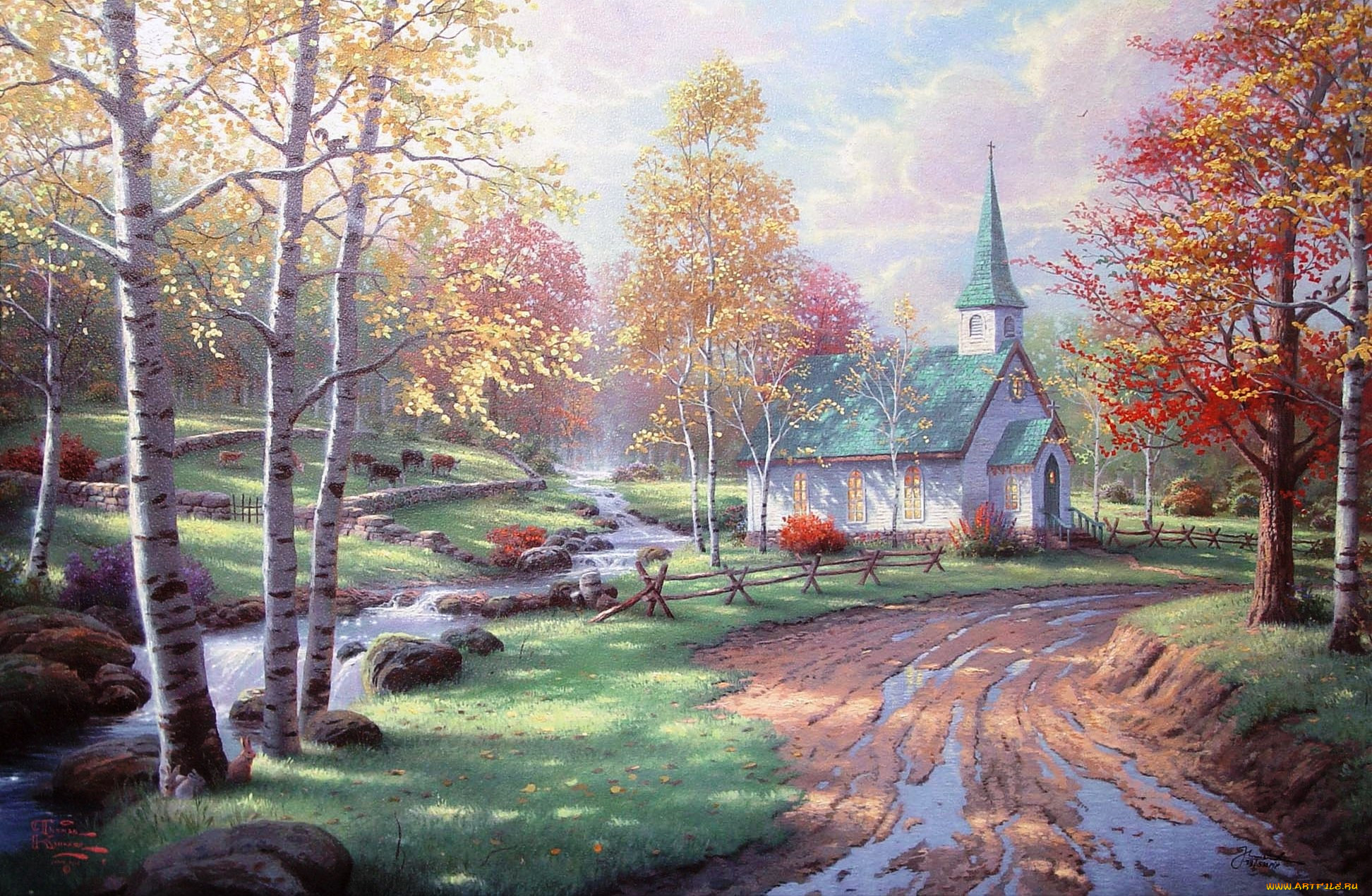 aspen, chapel, , thomas, kinkade, , , 